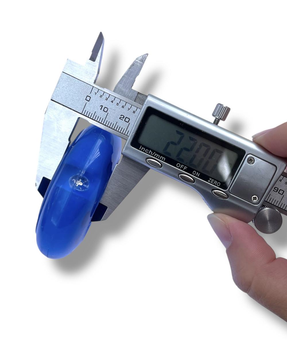 Колесо для самоката/роликів підшипники ABES-7 зі світлом 69 мм Синій - фото 5