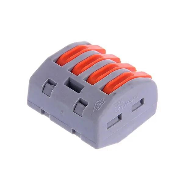 Клемма зажимная многоразовая на 4 контакта РСТ-214 0,08-2,5 4,0 мм2 32A 250V 4kV (28795156) Клемма зажимная многоразовая на 4 контакта РСТ-214 0,08-2,5 4,0 мм2 32A 250V 4kV (28795156)