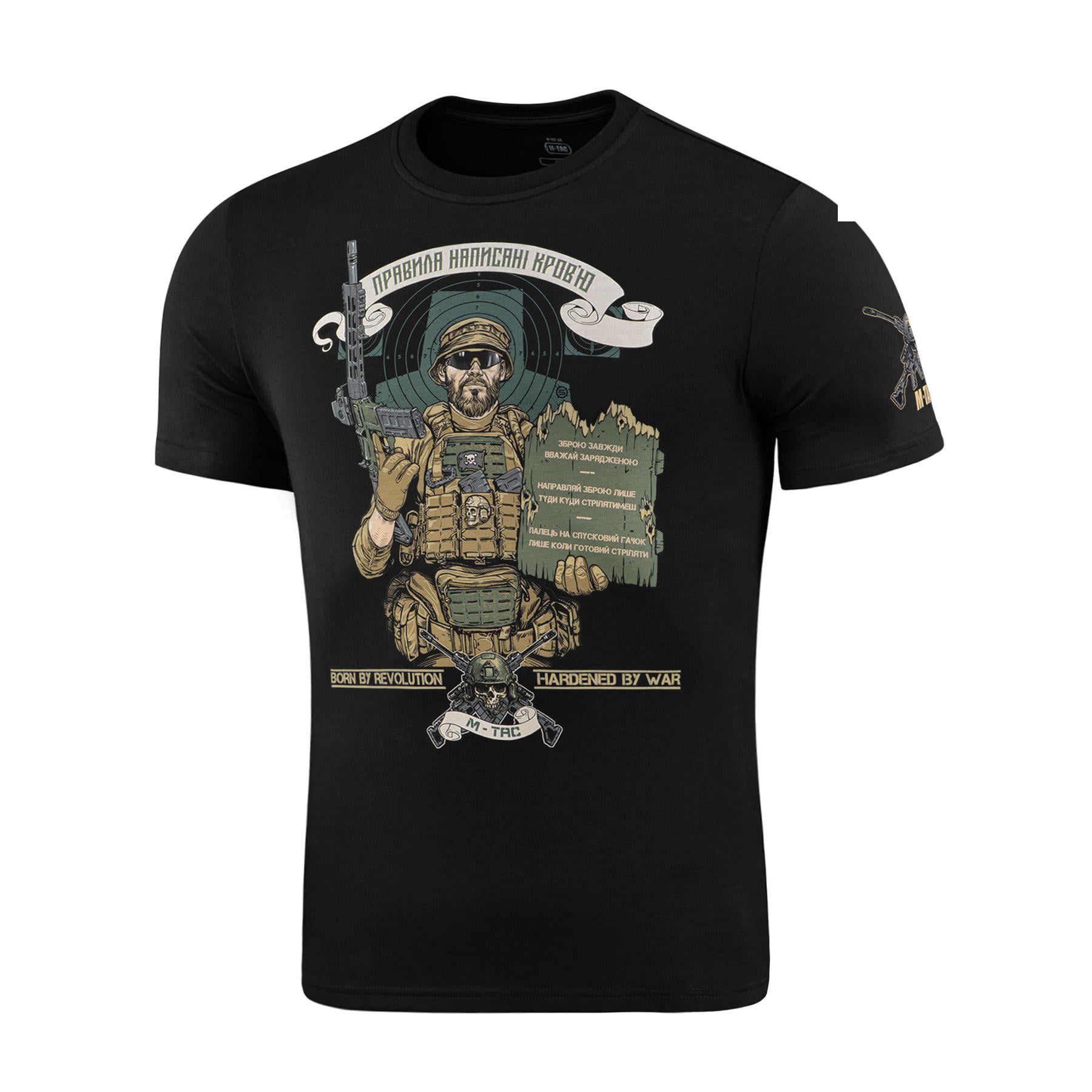 Футболка M-Tac Заповіді стрільця 3XL Black Футболка M-Tac Заповіді стрільця 3XL Black