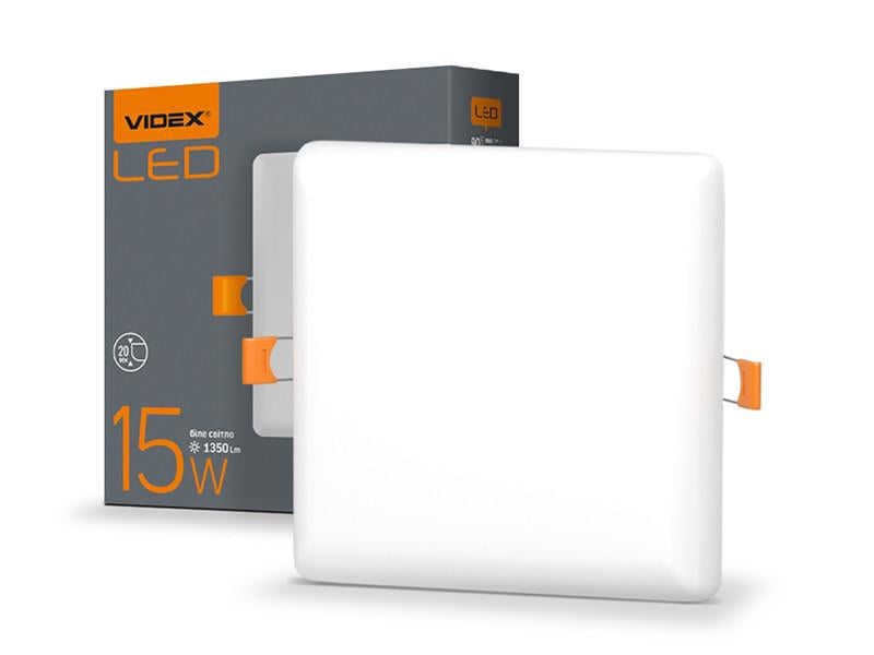Светильник светодиодный врезной Videx VL-DLFS-154 квадратный 15W 4100K IP20 (7332) Светильник светодиодный врезной Videx VL-DLFS-154 квадратный 15W 4100K IP20 (7332)