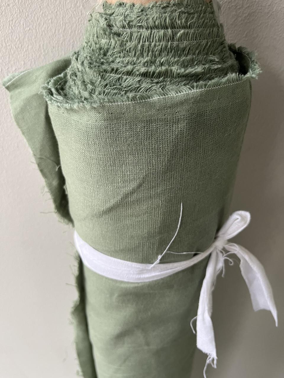 Ткань костюмная LINEN PLUS 150 см 1/8 LINET Зеленый - фото 4 Ткань костюмная LINEN PLUS 150 см 1/8 LINET Зеленый - фото 4