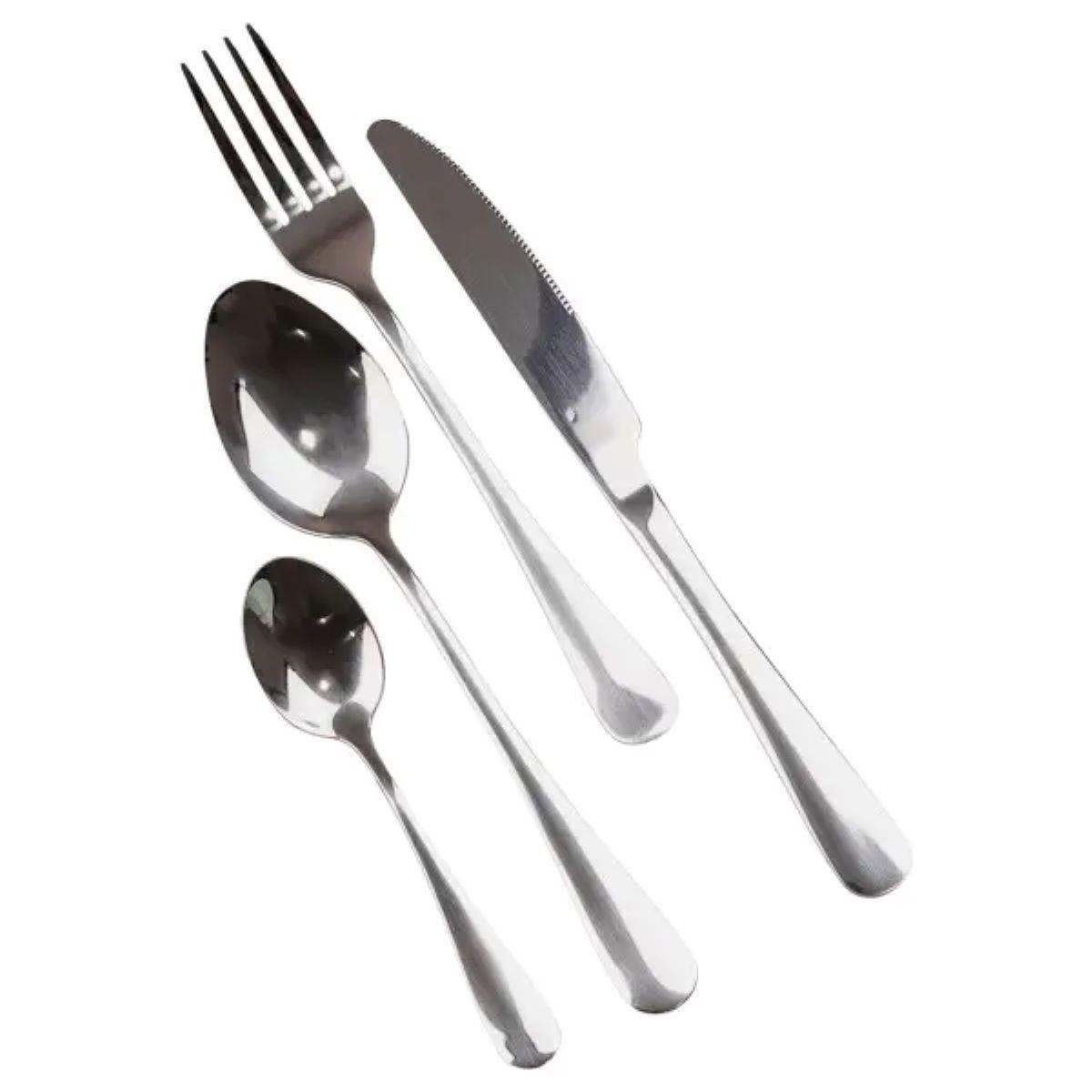 Набор столовых приборов из нержавеющей стали Хром (3572)