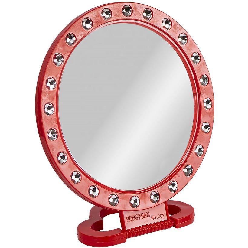 Круглое зеркало D15,5 см Красный (2090C)