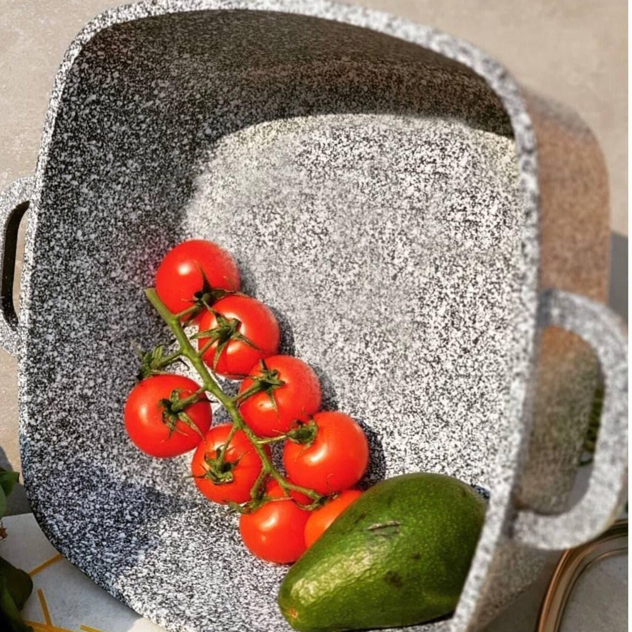 Кастрюля Edenberg с гранитным антипригарным покрытием 4,4 л 24 см (EB-3978) - фото 4 Кастрюля Edenberg с гранитным антипригарным покрытием 4,4 л 24 см (EB-3978) - фото 4