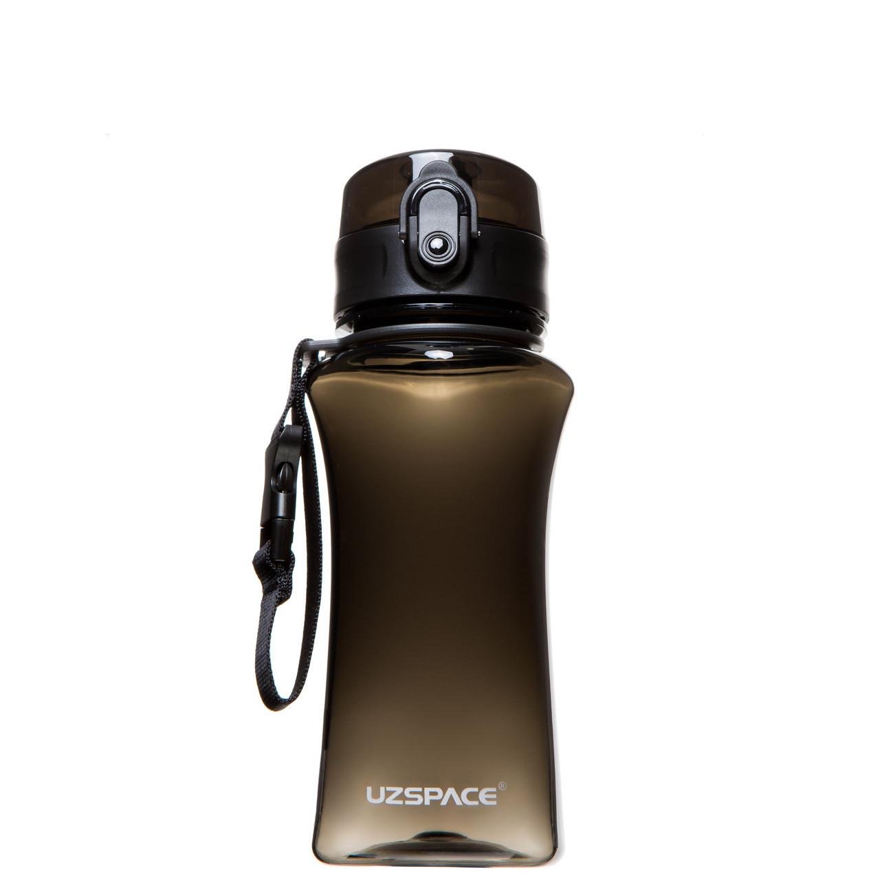 Пляшка для води UZSPACE 6005 350 мл Чорний (1210933715) Пляшка для води UZSPACE 6005 350 мл Чорний (1210933715)
