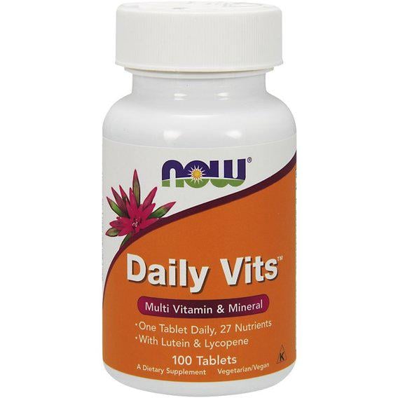 Вітамінно-мінеральний комплекс NOW Foods Daily Vits 100 Tabs