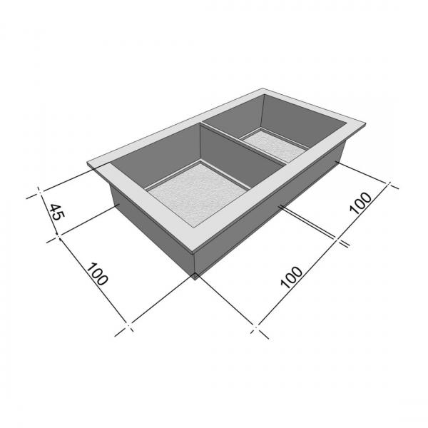 Форми для тротуарної плитки Верес-2007 Антик №2 шагрень 200x100х45 мм (10304-2211) - фото 2 Форми для тротуарної плитки Верес-2007 Антик №2 шагрень 200x100х45 мм (10304-2211) - фото 2
