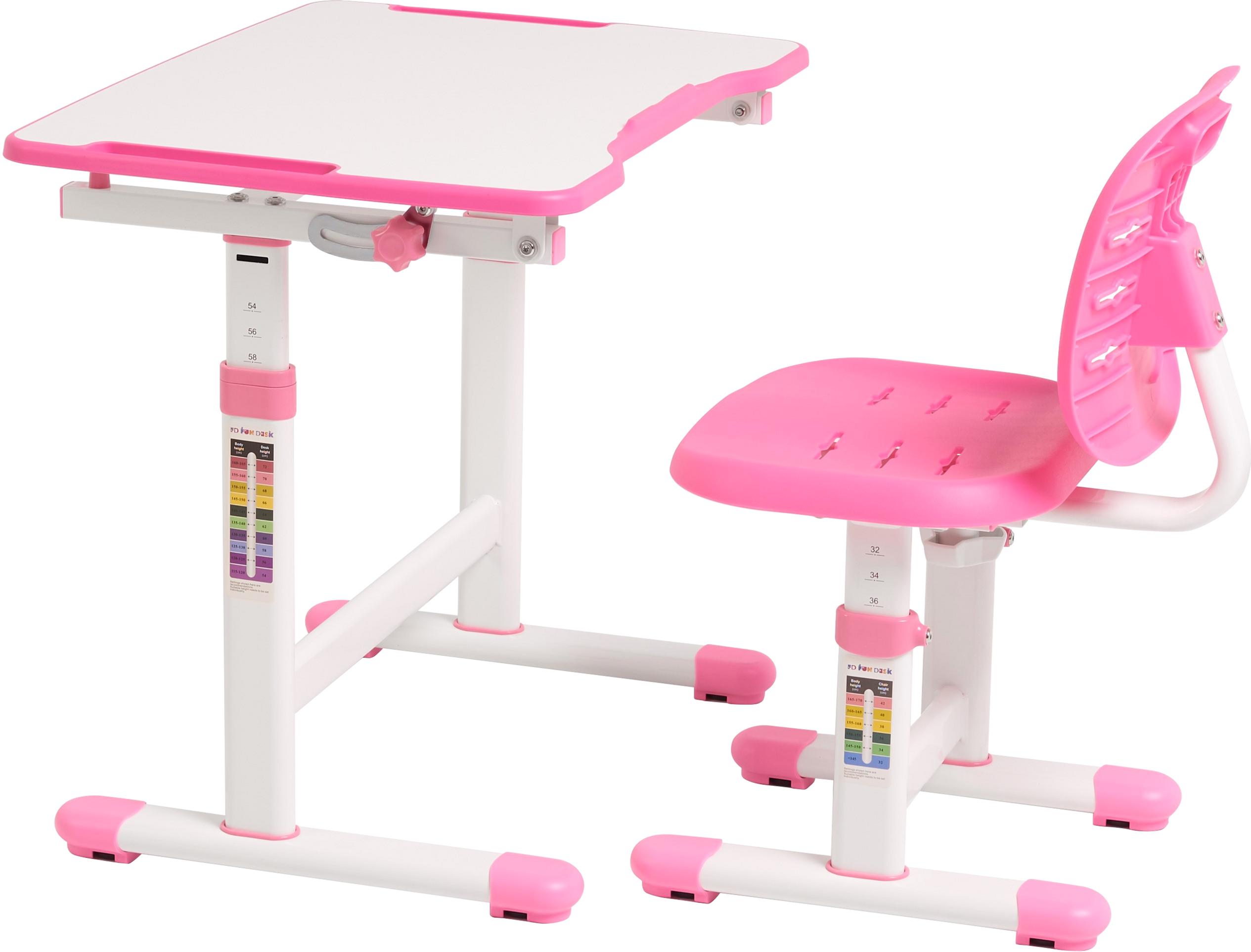 Комплект FunDesk Omino шкільна парта/стілець з м'якою накладкою на стілець Pink (3866365) - фото 12 Комплект FunDesk Omino шкільна парта/стілець з м'якою накладкою на стілець Pink (3866365) - фото 12