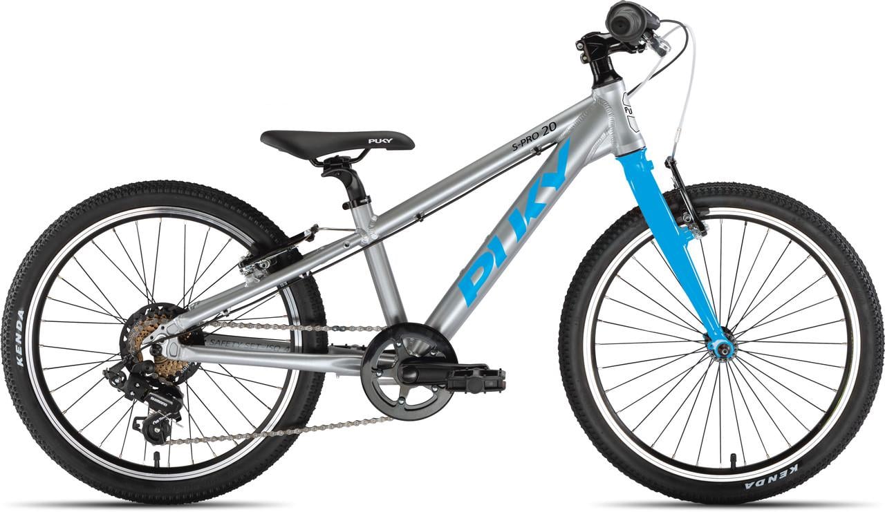 Велосипед дитячий 2-х колісний Puky S-Pro 20'' від 6 до 10 років 115-133 см Сірий/Блакитний