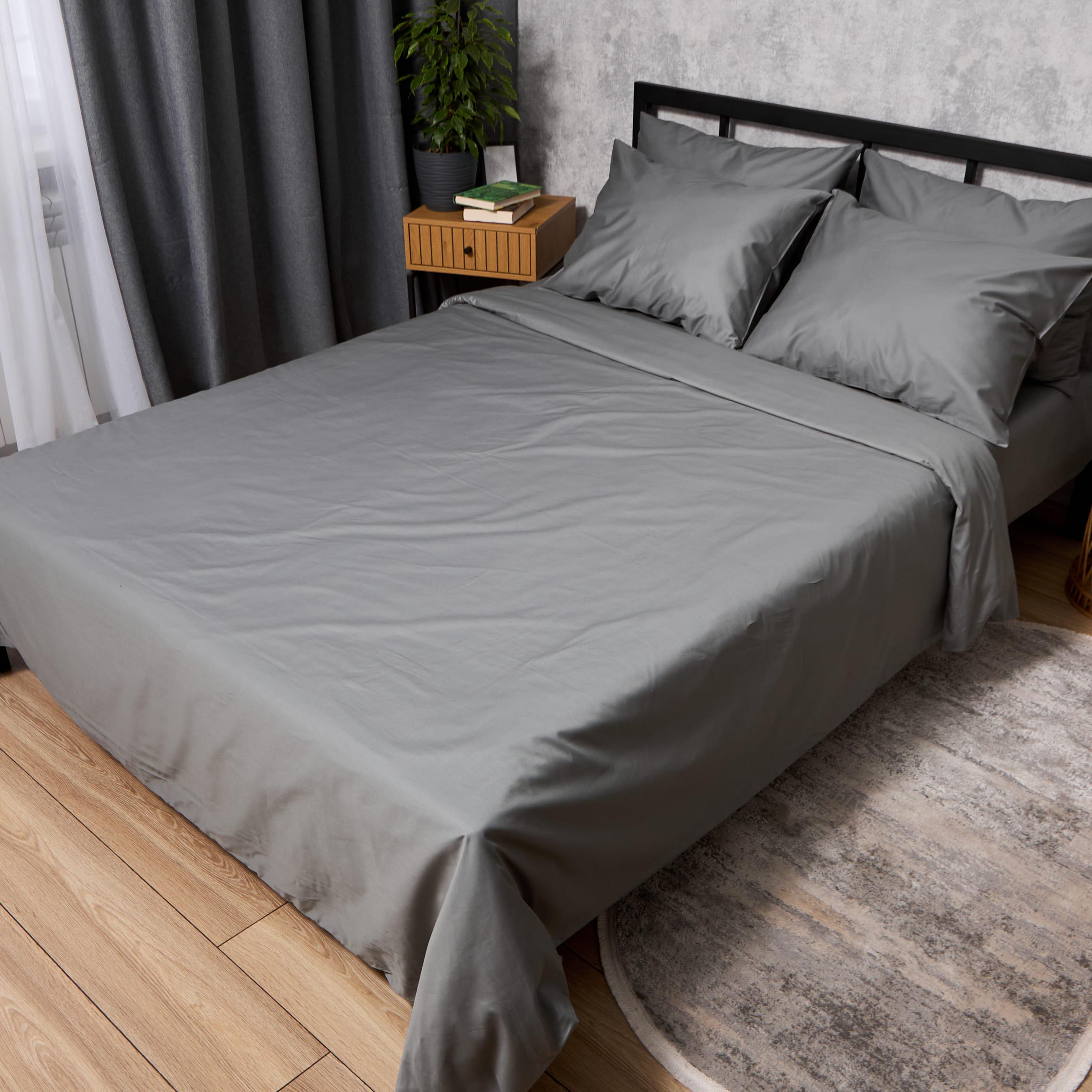 Комплект постільної білизни Moon&Star Сатин Premium Sage Green двоспальний 175х210 см (MS-820012537)