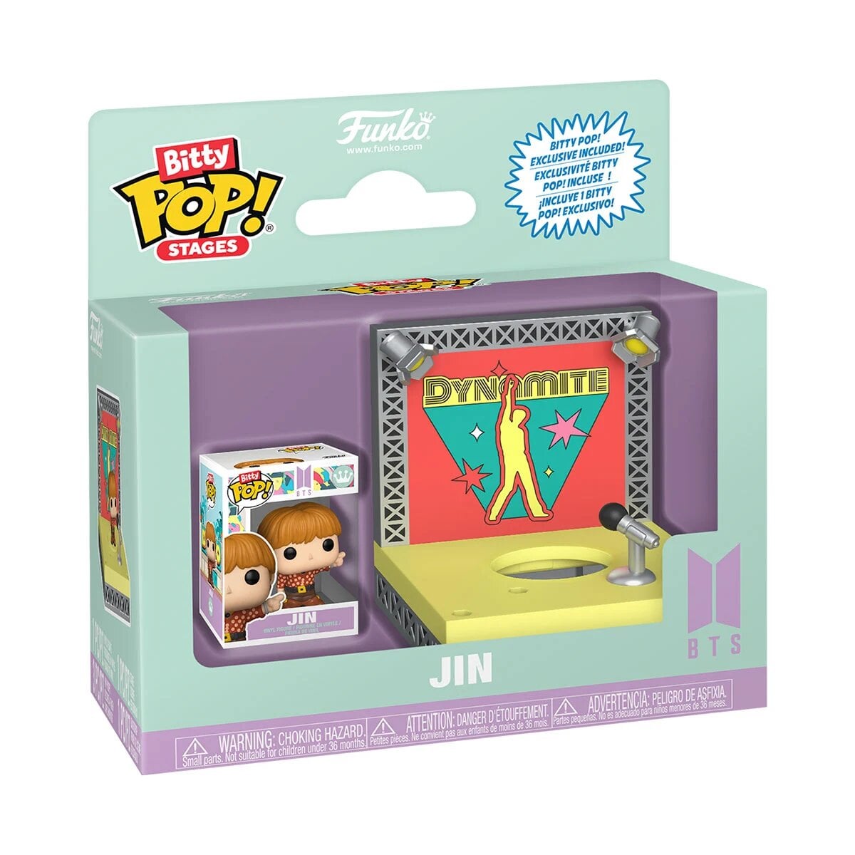 Набор игровых фигурок Bitty POP! Stages BTS Джин пластиковая 2,3 см (86737)