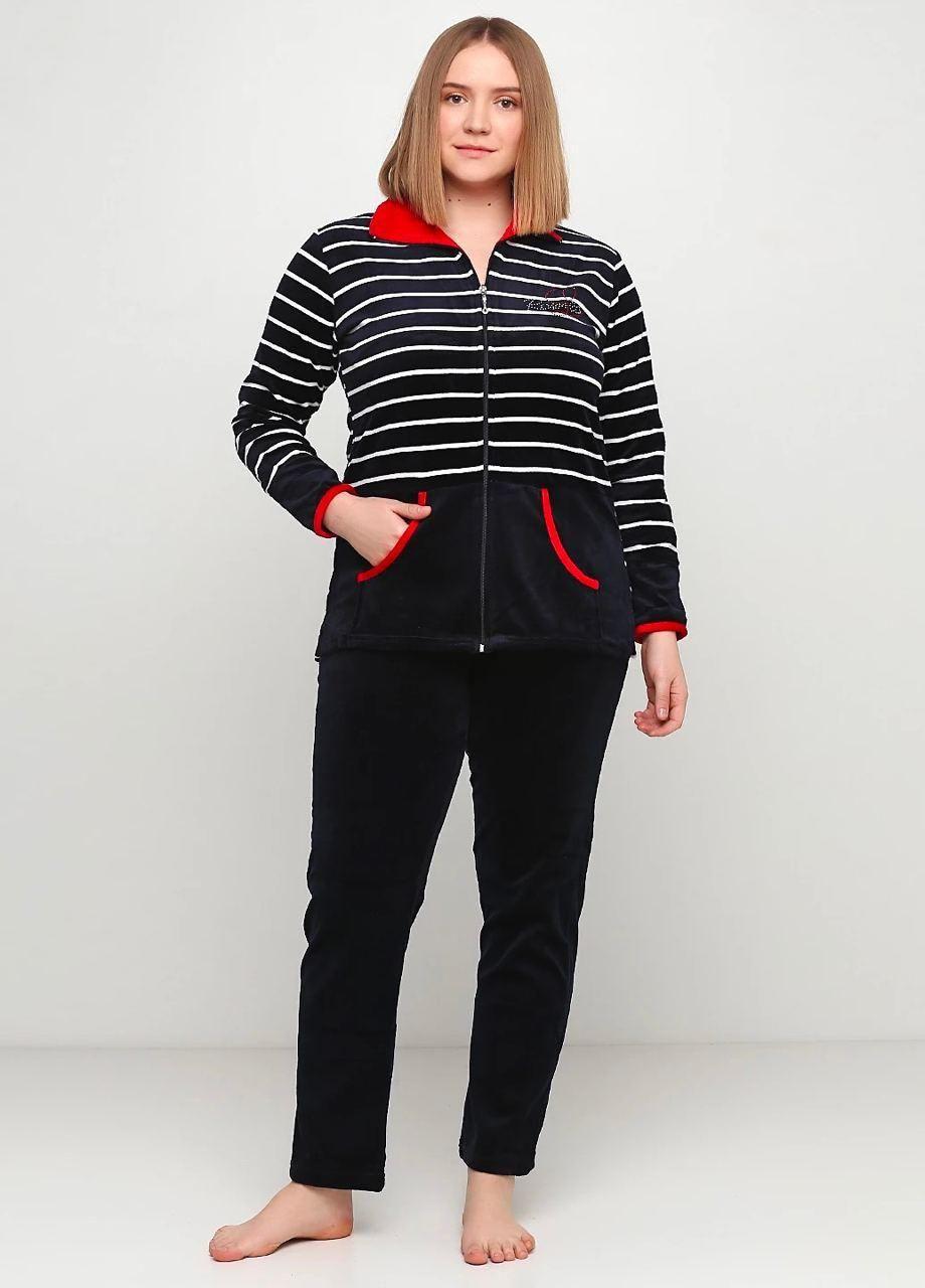 Костюм женский Cotpark кофта/брюки 4XL Темно-синий (2003-B-01-4XL)