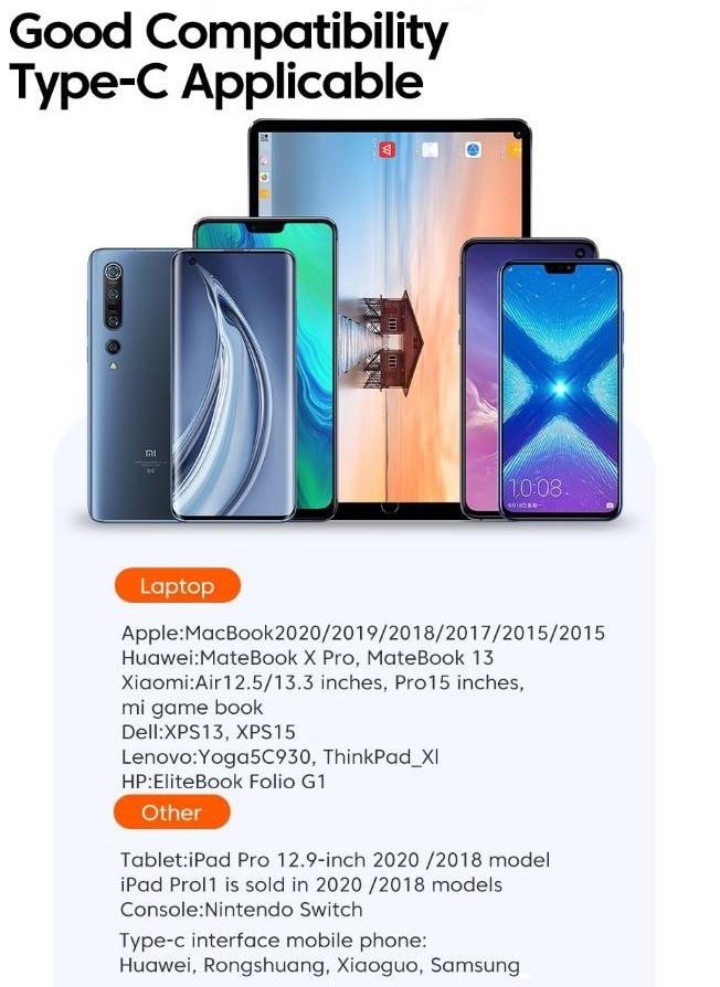 Кабель Essager Type-C PD 100w Fast Charge 1 м Black (25397393) - фото 8 Кабель Essager Type-C PD 100w Fast Charge 1 м Black (25397393) - фото 8