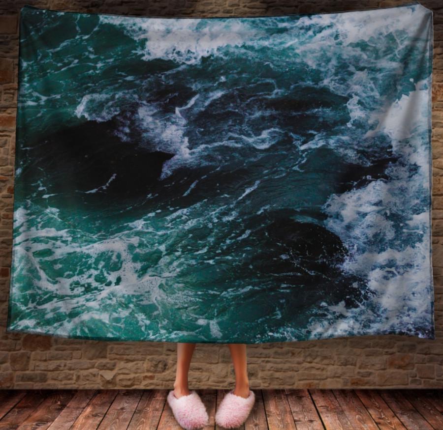 Плед з 3D принтом Морська краса 150x200 см (epi_0501)