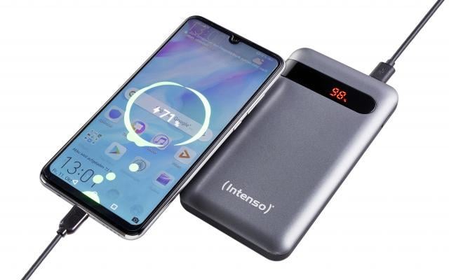 Портативний зарядний пристрій Intenso 10000 mAh 20 W PD QC Grey - фото 3