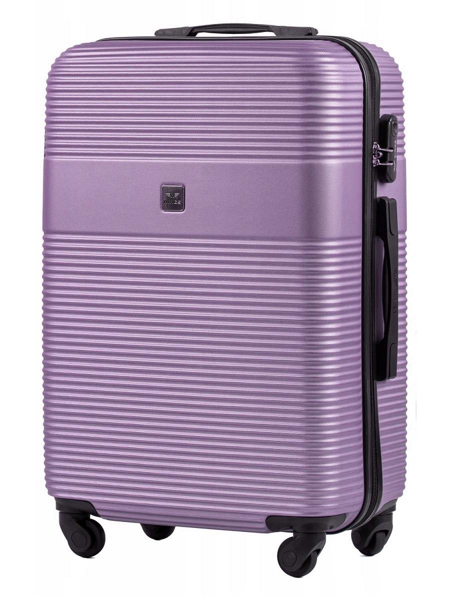 Чемодан Wings 5398 средний пластиковый Светло-фиолетовый (Wp00586)