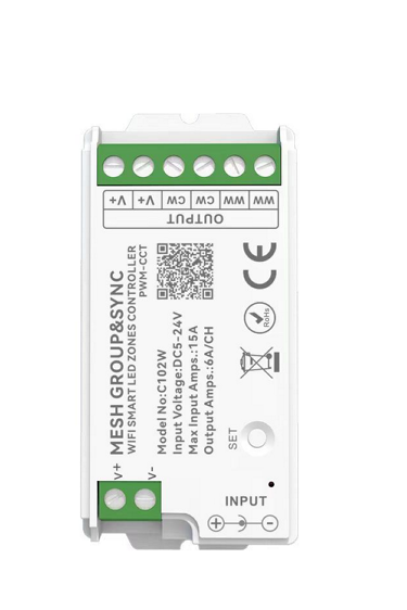 Димер управления Prolum Max Series HomeLink 4-zone ССТ Wi-Fi Tuya 15A (29014773)