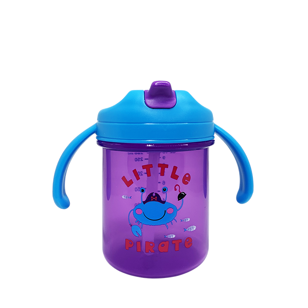 Поильник детский с трубочкой 280 мл Синий (30068237)