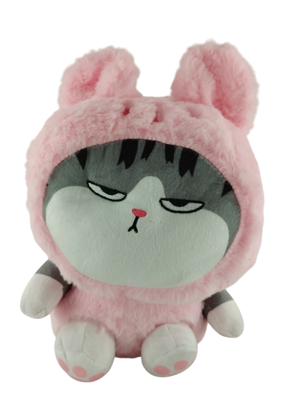 Плюшевая игрушка Кот Император в капюшоне 21 см Розовый (000095) Плюшевая игрушка Кот Император в капюшоне 21 см Розовый (000095)