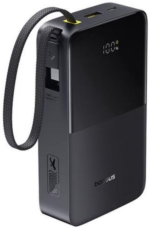 Повербанк BASEUS EnerFill Bipow2 Pro 22,5 W 20000 mAh Black