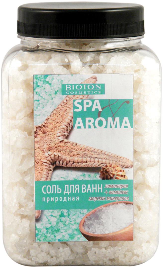 Сіль морська для ванн Bioton Cosmetics Spa&Aroma Природна 750 г (10409)