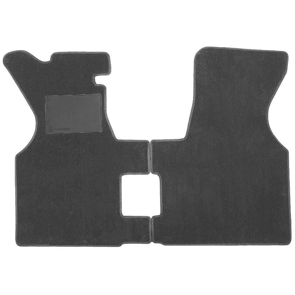 Коврики в салон передние для Volkswagen Transporter T4 '90-03 текстильные Серый (169354)