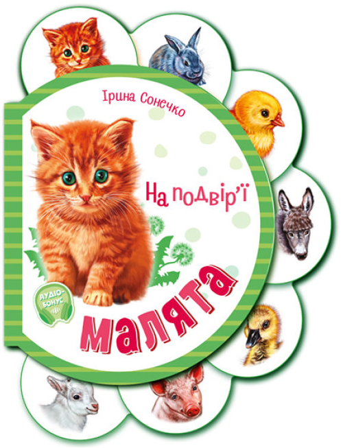 Книга "Малята на подвір'ї + Аудіо-бонус" Ірина Сонечко (1714801538)