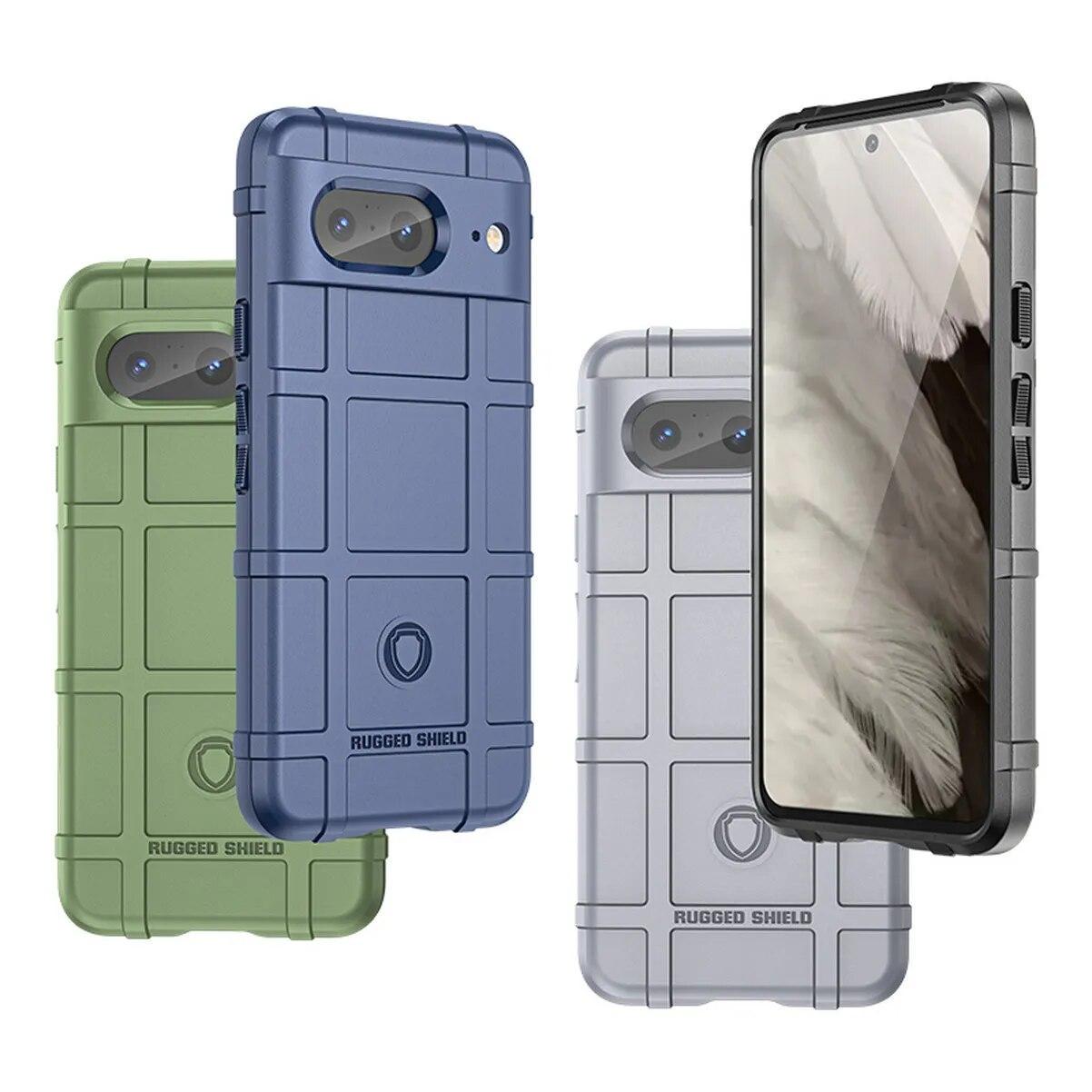 Чехол Lenuo Rugged Shield для Google Pixel 8 (черный) - фото 7