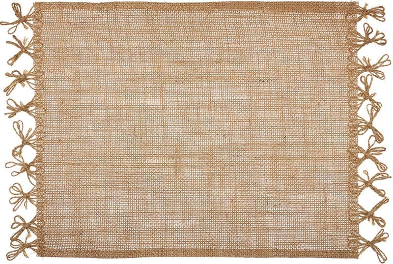 Набір льняних підтарельників Natural Brown 6 шт. 30х45 см