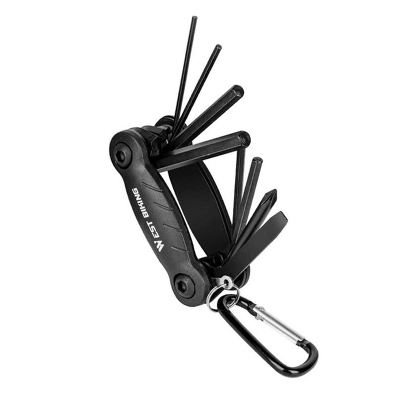Мультитул кишеньковий West Biking 0719187 для велосипеда Black (34764235)