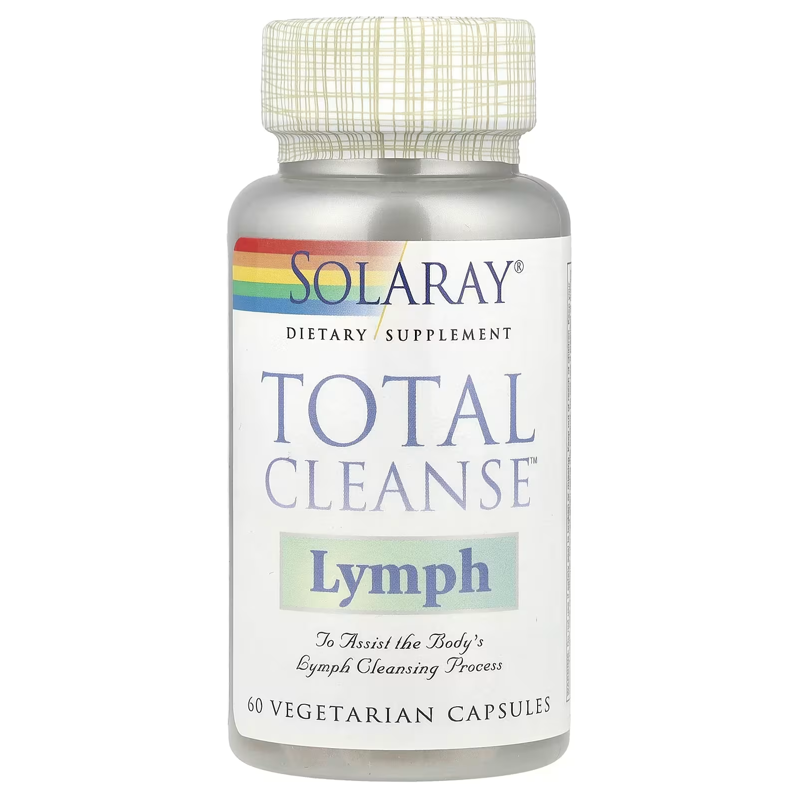 Натуральна добавка Solaray Total Cleanse суміш для очищення лімфи 60 вег. капс. (24087825)