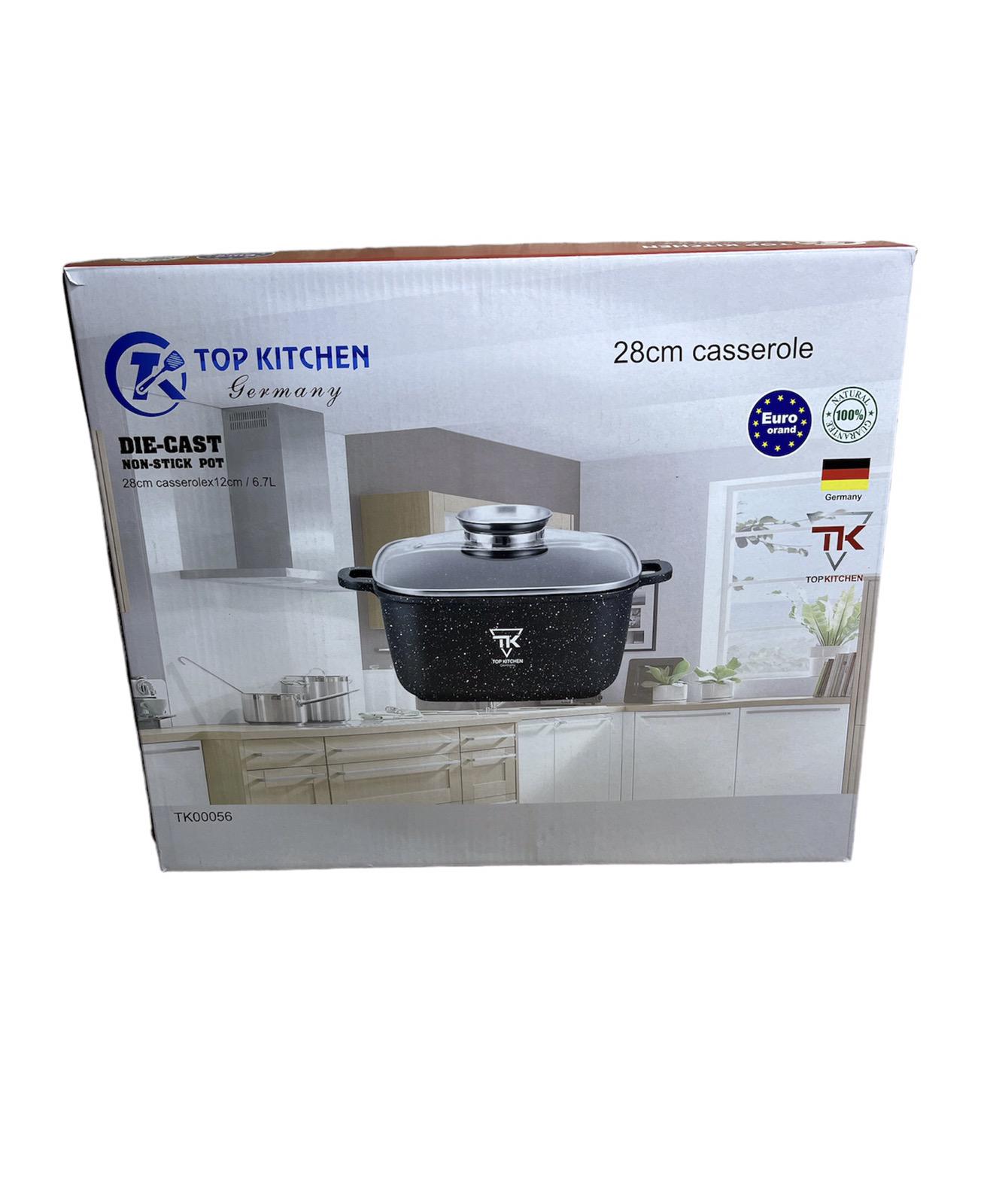 Каструля з кришкою Top Kitchen 28 см 7,9 л Чорний (LK-72) - фото 5