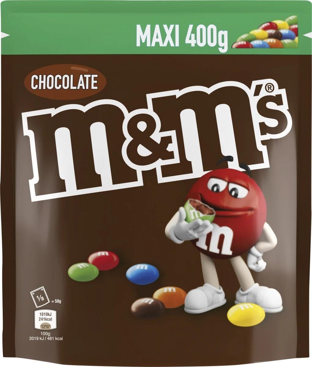 Драже M&M'S Chocolate Large Size 400 г (1870088991)