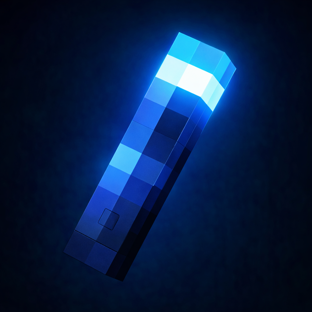 Нічник факел Майнкрафт Minecraft 3.0 світильник іграшка лампа LED на акумуляторі 4 кольори світіння (31887886)