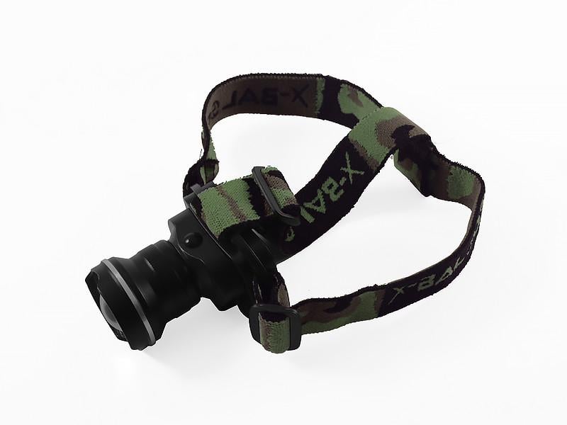 Фонарь налобный BL-6807-XPE ЗУ 220/12 V встроенный аккумулятор zoom (4804)