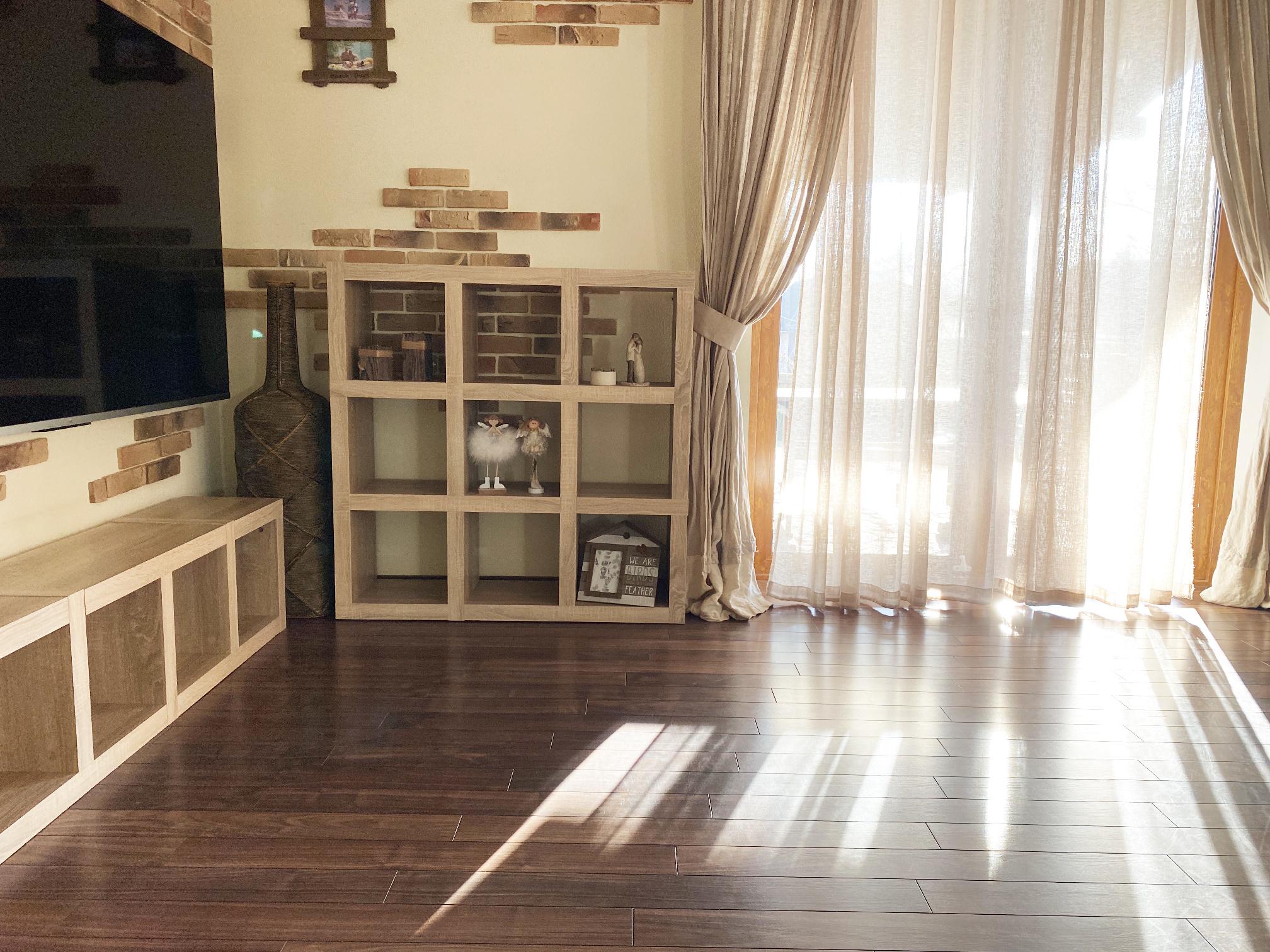 Шкаф для книг Inteo Кубус 3х3 1070х1070х290 мм 50 мм Дуб сонома (8054291)