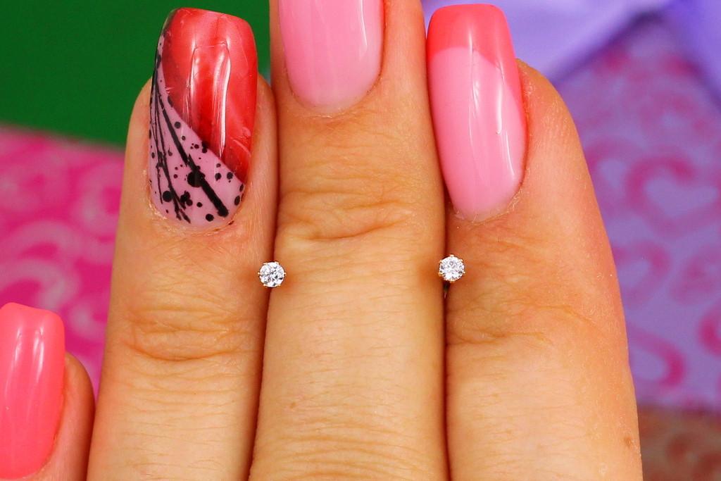 Серьги гвоздики Xuping Jewelry Камешки 2 мм Золотистый