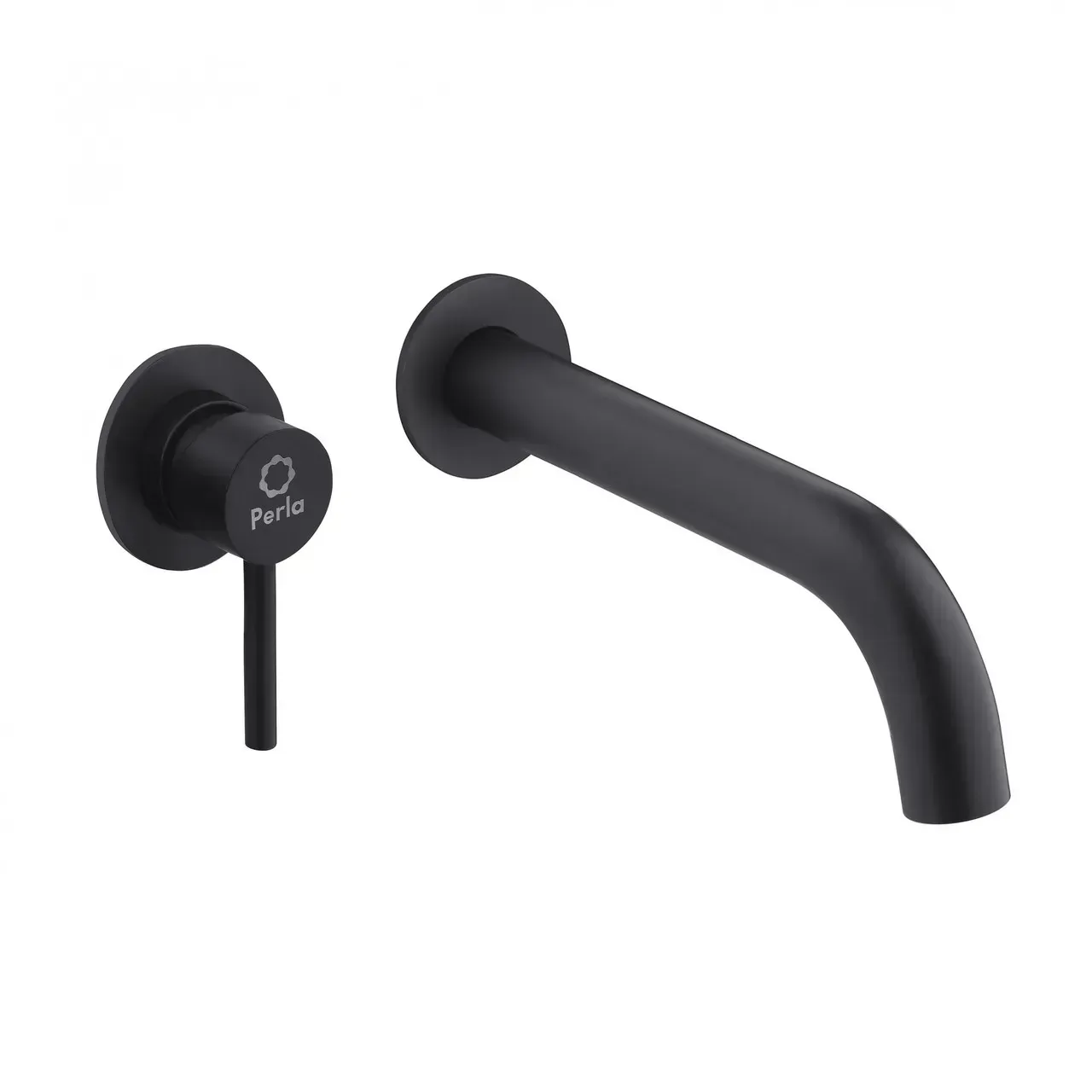 Змішувач для умивальника Perla SMART вбудований настінний Чорний (PSS7703B)
