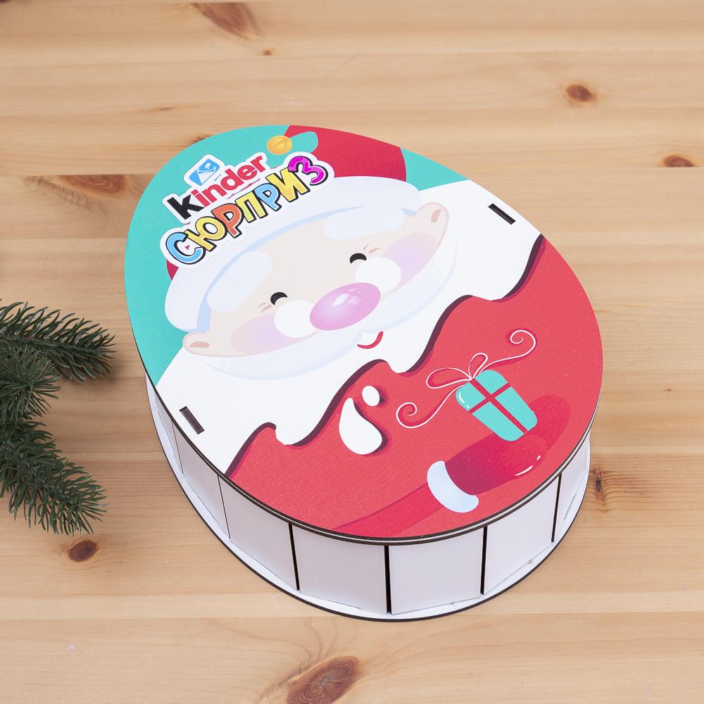 Коробка Киндер Санта 25 см (6877-16) Коробка Киндер Санта 25 см (6877-16)