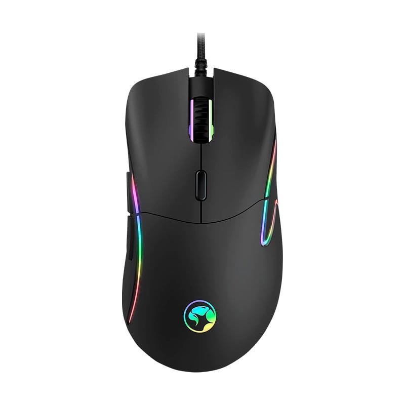 Комп'ютерна мишка провідна Marvo Capo 30 Wired Programmable Mouse M528 з RGB-підсвічуванням Чорний (22562477)