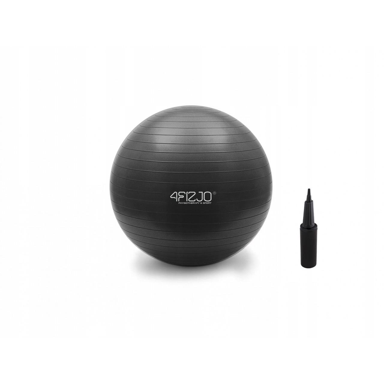Мяч для фитнеса 4FIZJO 4FJ0028 85 см Anti-Burst Black