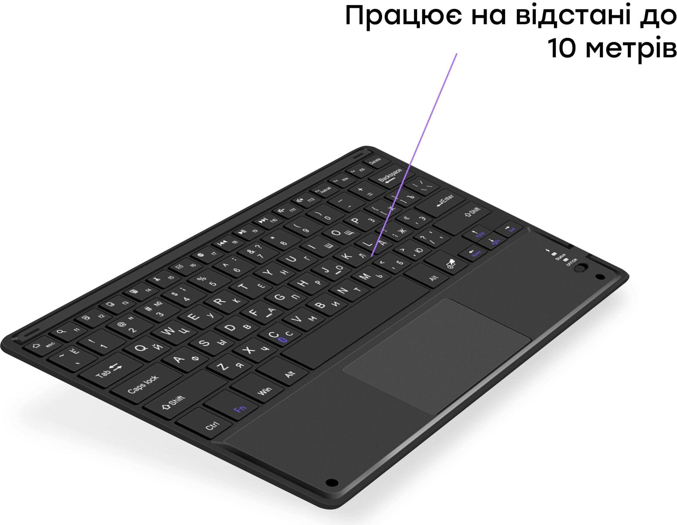 Клавіатура Airon Bluetooth KeyBoard with Touchpad Easy Tap for Smart TV & Tablet (4822352781088) - фото 4