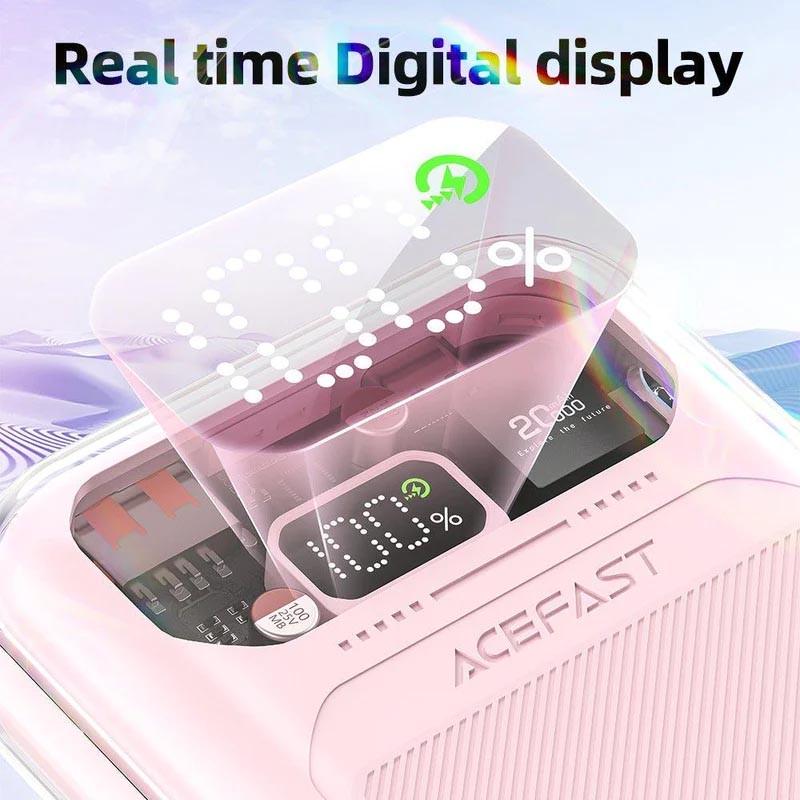 Повербанк Acefast M2-20000 Exploration 30W 20000 mAh Cherry blossom (00000066857_2) - фото 6 Повербанк Acefast M2-20000 Exploration 30W 20000 mAh Cherry blossom (00000066857_2) - фото 6