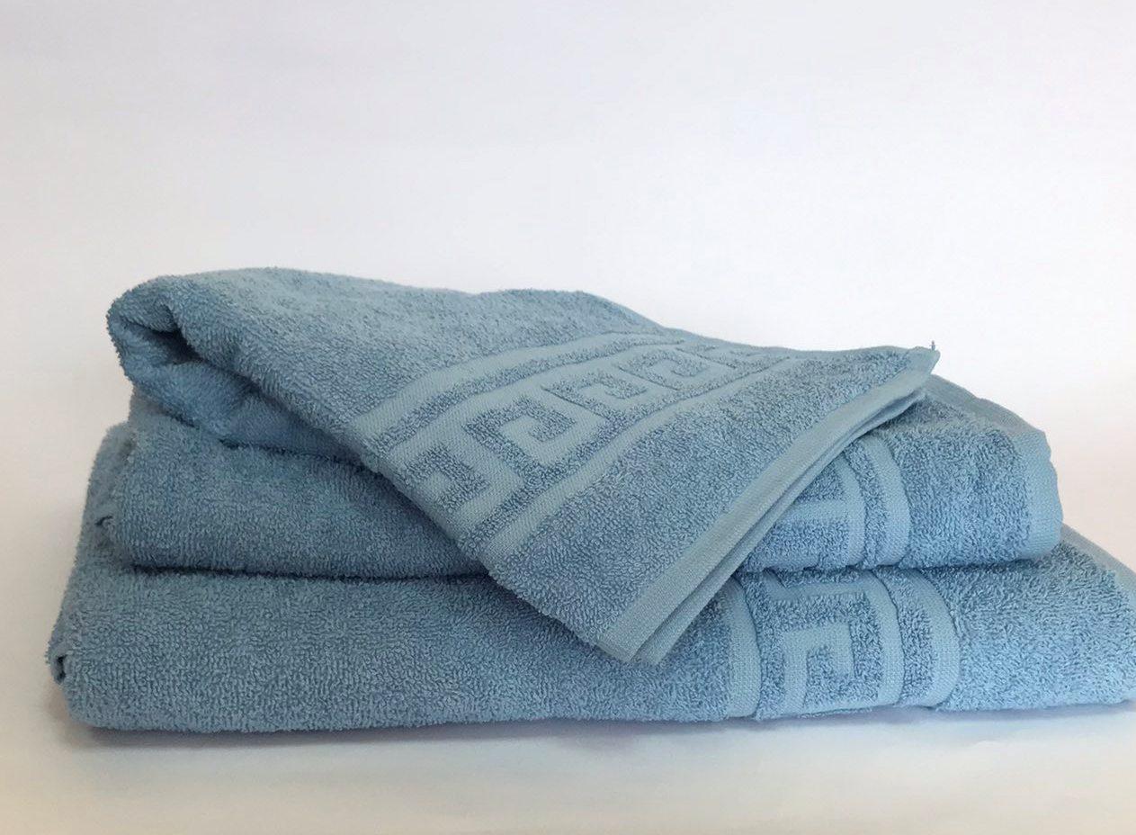 Рушник махровий 40х70 см 400 г/м2 Блакитний (1303076) - фото 2