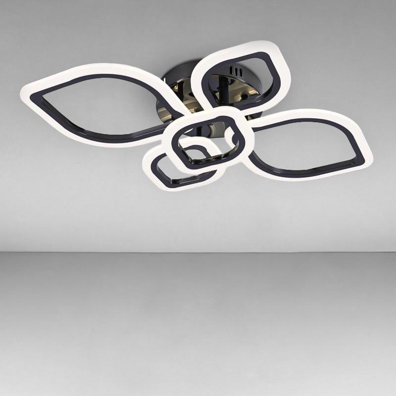 Люстра LED потолочная Light House NM-16002/2+3 GM 100W Черный хром