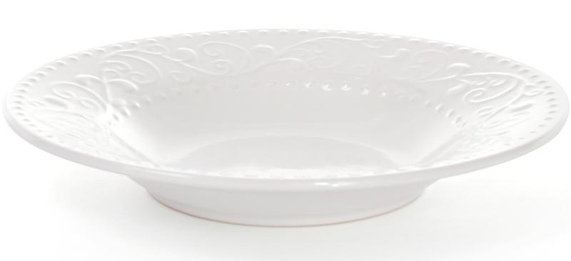 Набір супових тарілок керамічних Leeds Ceramics 6 шт. 23 см Білий - фото 2 Набір супових тарілок керамічних Leeds Ceramics 6 шт. 23 см Білий - фото 2