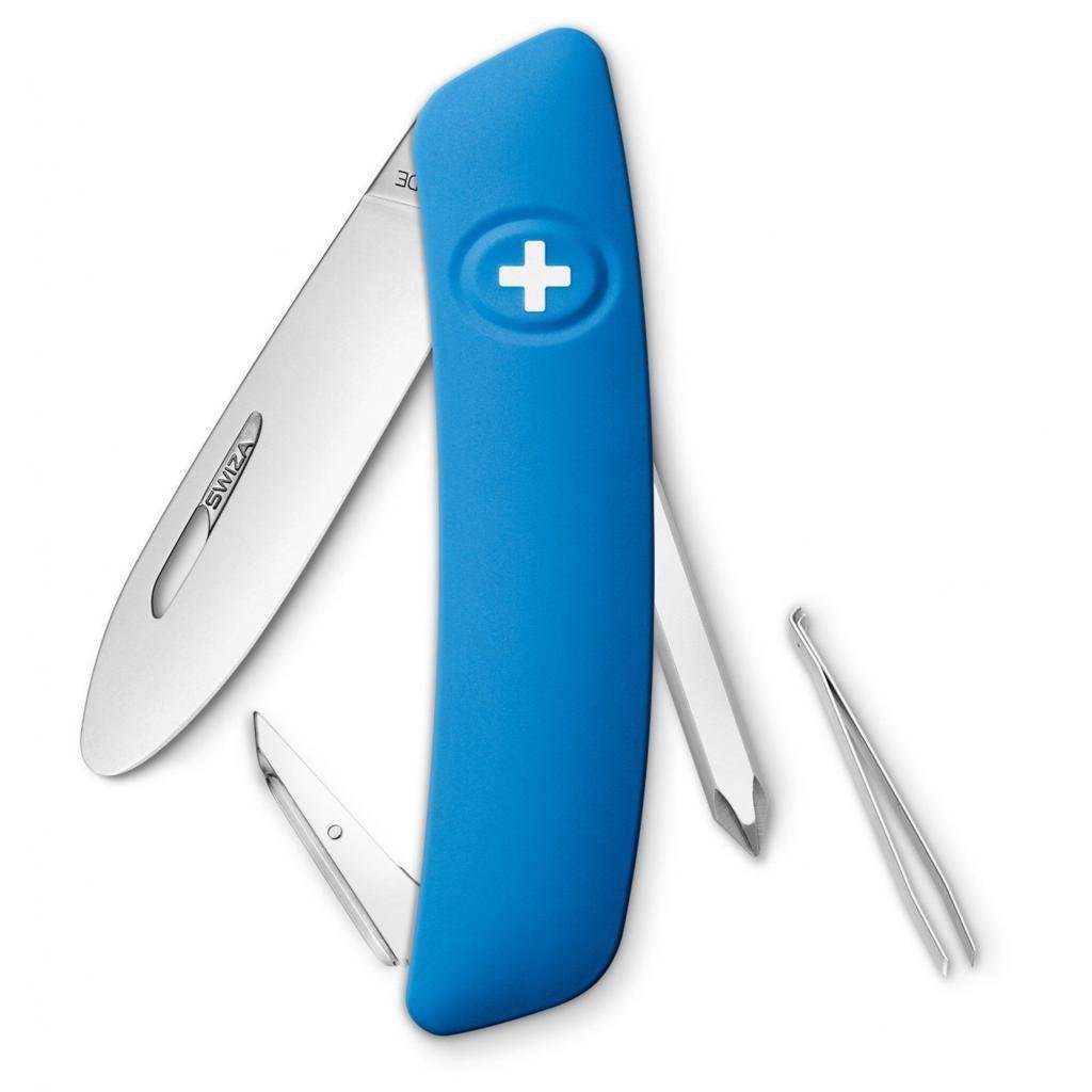 Нож швейцарский охотничий Swiza J02 Blue (KNI.0021.1031)