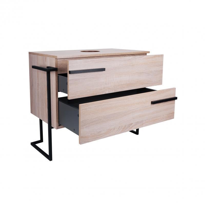 Тумба напольная Qtap Taurus со столешницей 800х616х437 мм Whitish oak (QT2480TNT803WO)