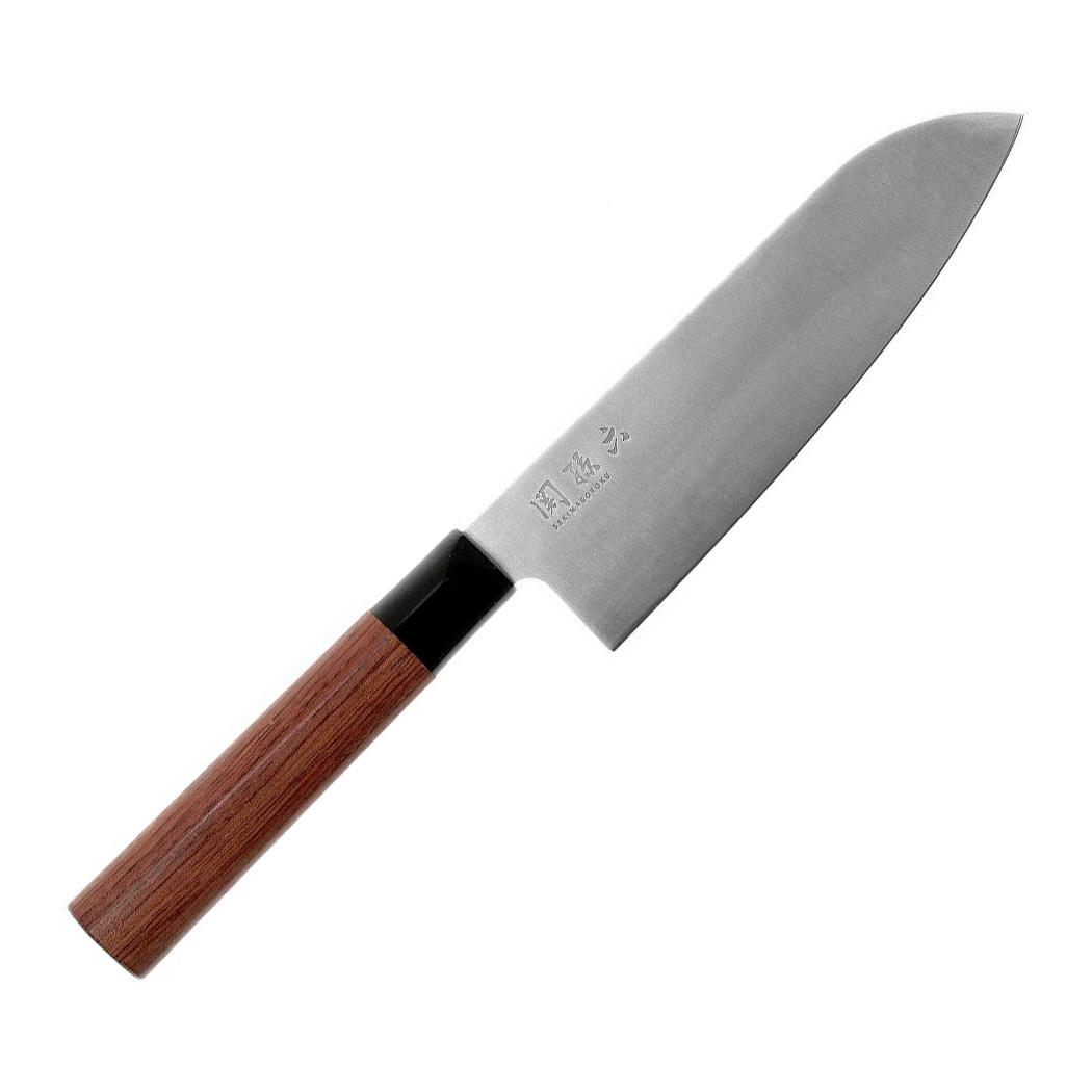 Нож кухонный KAI Seki Magoroku Redwood Сантоку 170 мм (MGR-0170S) - фото 2 Нож кухонный KAI Seki Magoroku Redwood Сантоку 170 мм (MGR-0170S) - фото 2