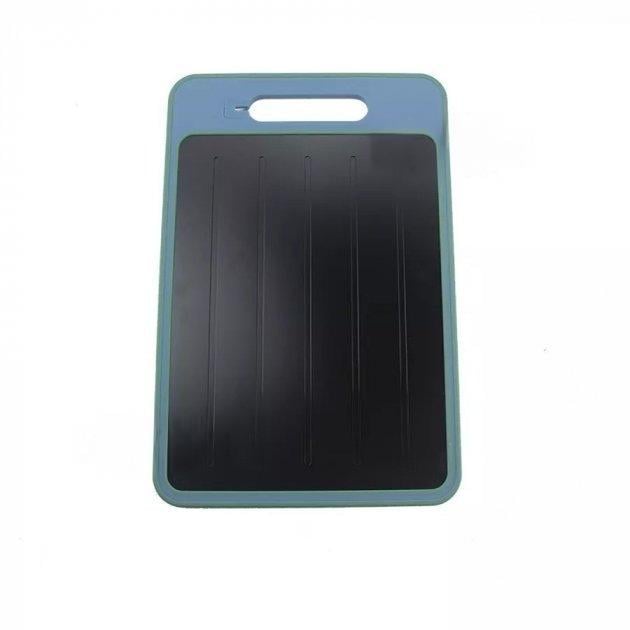 Доска кухонная с функцией размораживания Edenberg оснащена заточкой для ножей и теркой 37x25 см Синий (11951)